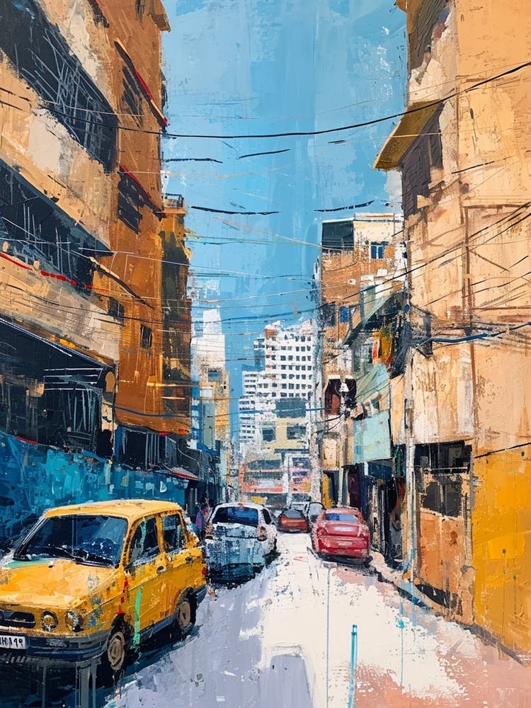 Mumbai Cityscape Illustration 2