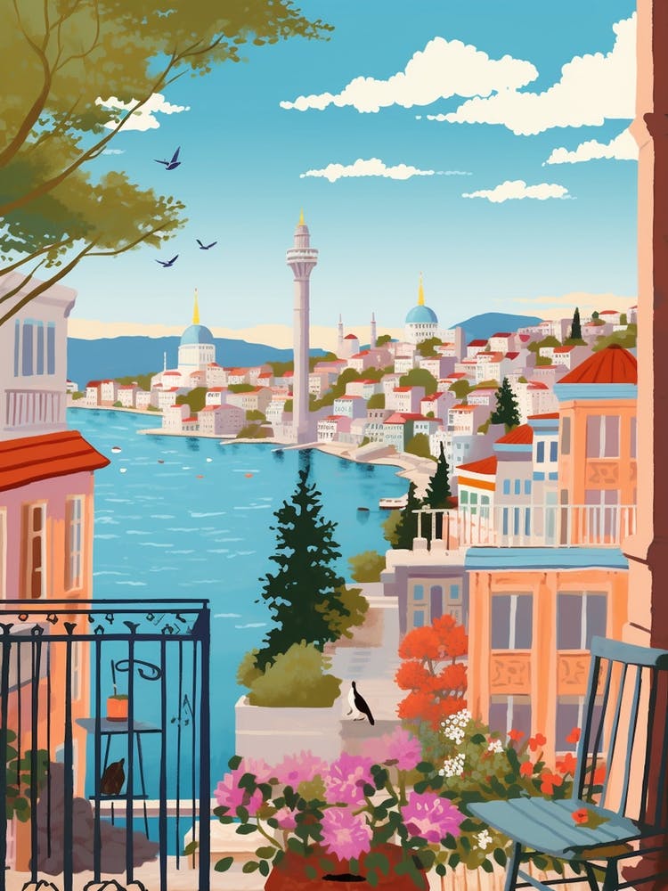 Istanbul Turkey 7 Illustration