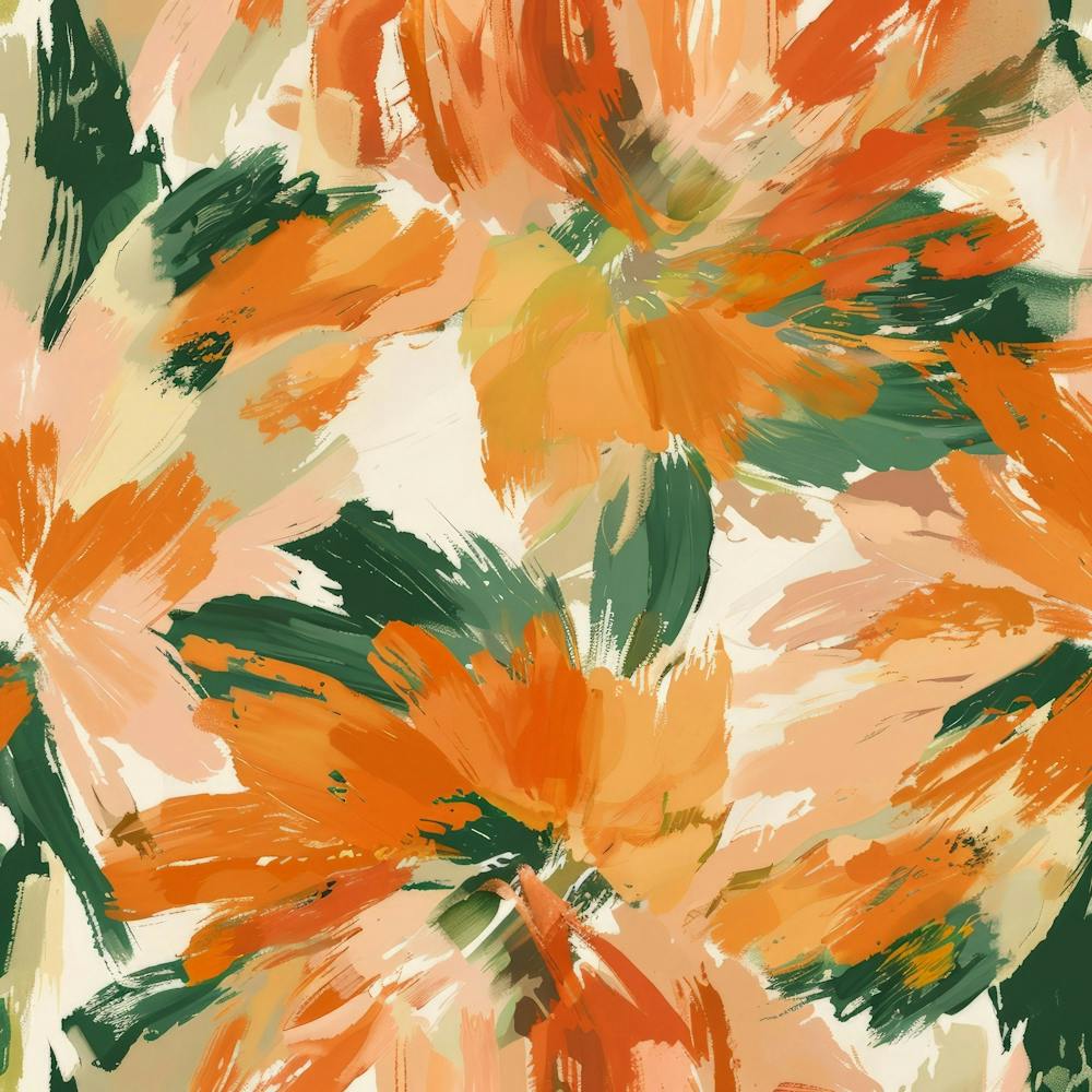 Orange Flowers 6