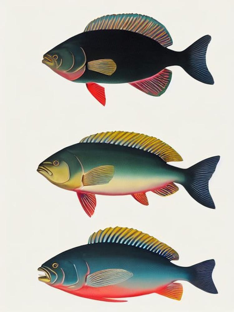 Goliath Grouper Vintage Poster