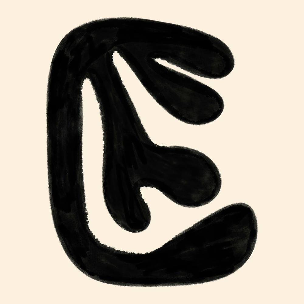 Organic Shape XIII Square