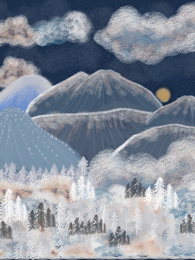 Snow Winter Scene