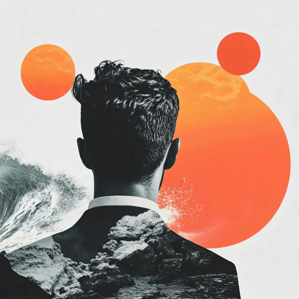 Man In A Suit Collage