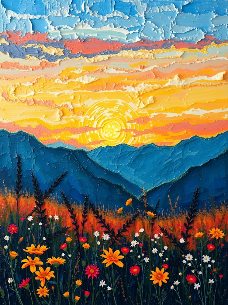 Sunset In The Mountains 34