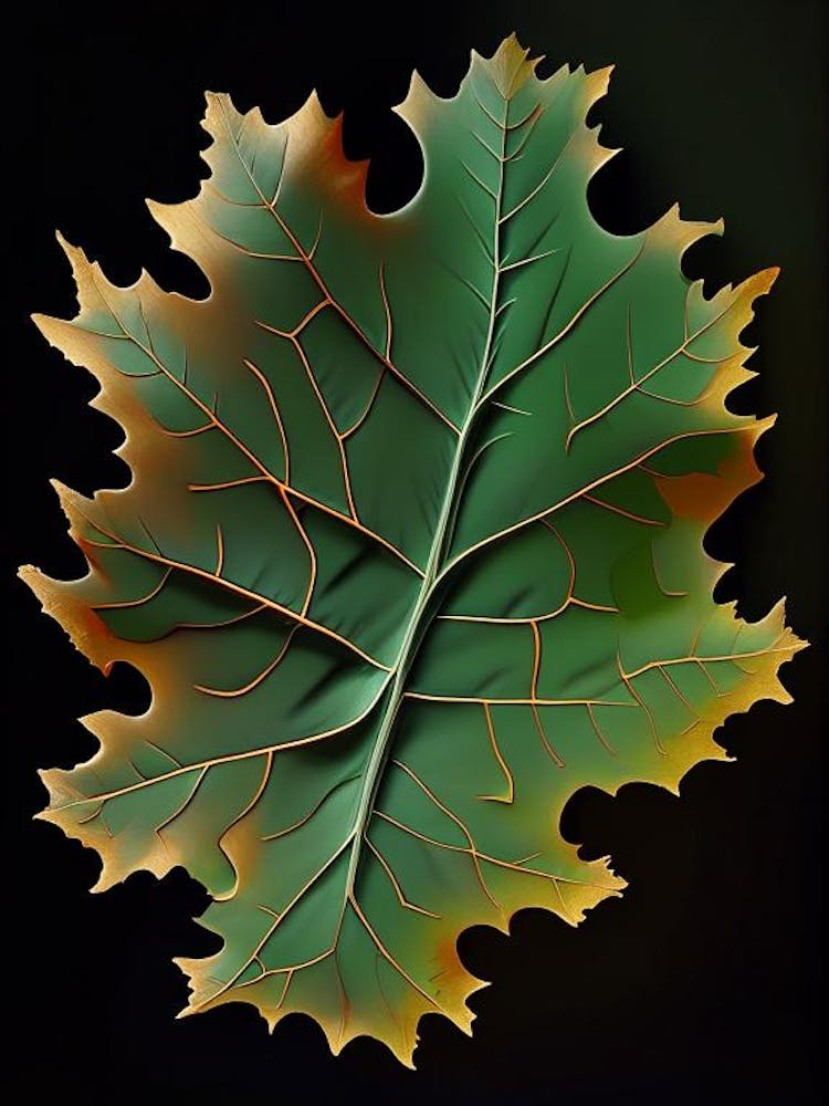 Oak Leaf Vibrant Inspired 1