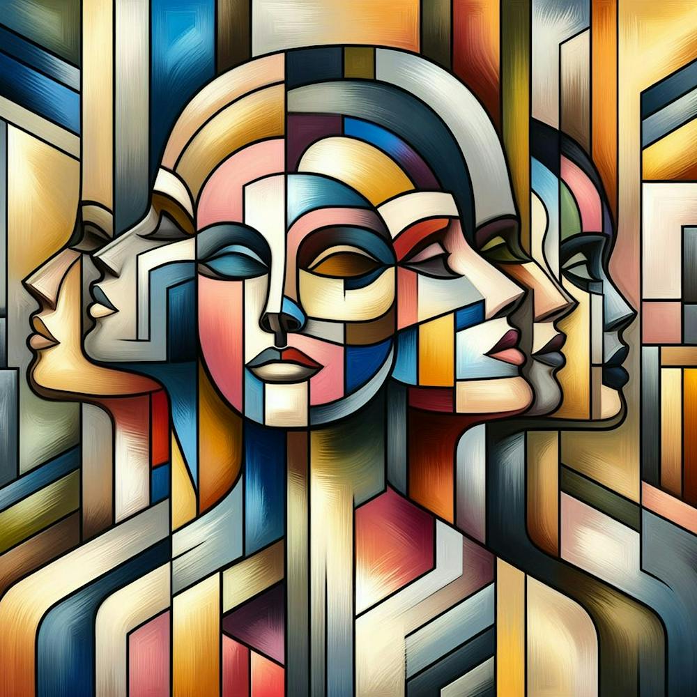 Abstract Of Faces