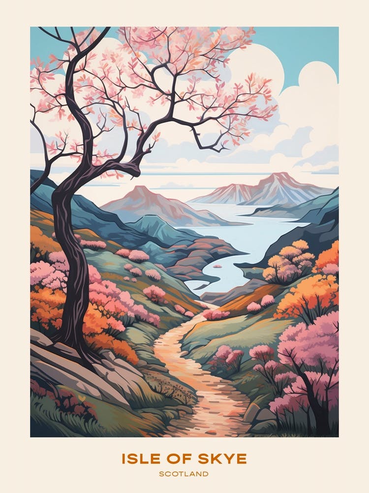 Isle Of Skye Scotland Wanderplakat