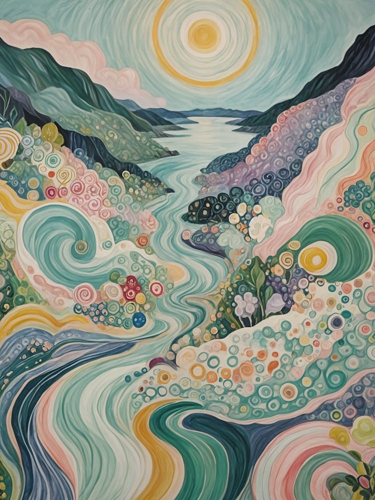 Abstract River Of Life