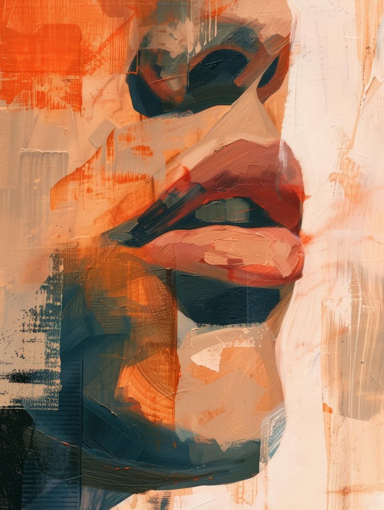 Abstract Of A Woman'S Face 3