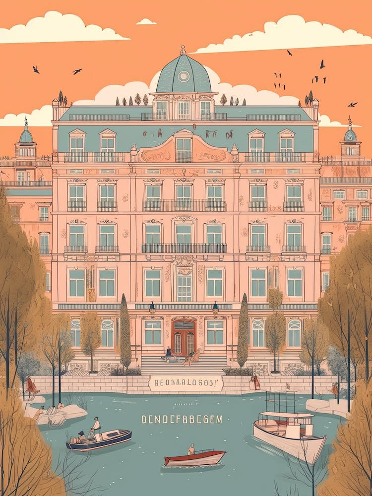 Madrid Spanien Reiseillustration 1