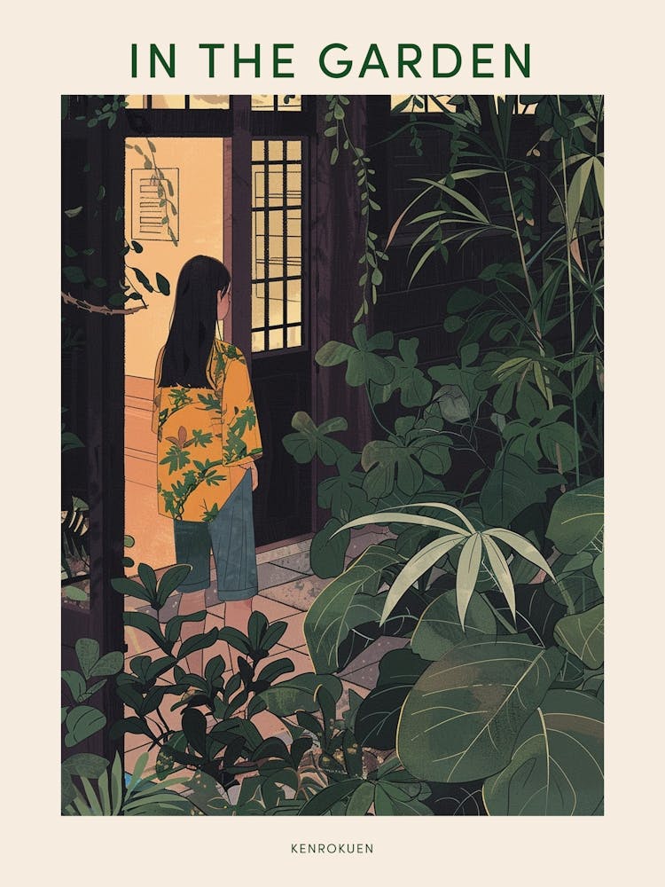 In The Garden Poster Kenrokuen Japan 3