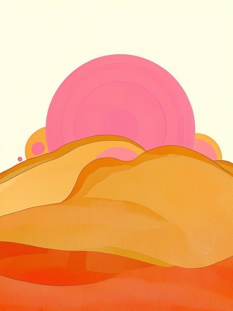 Abstract Desert Landscape