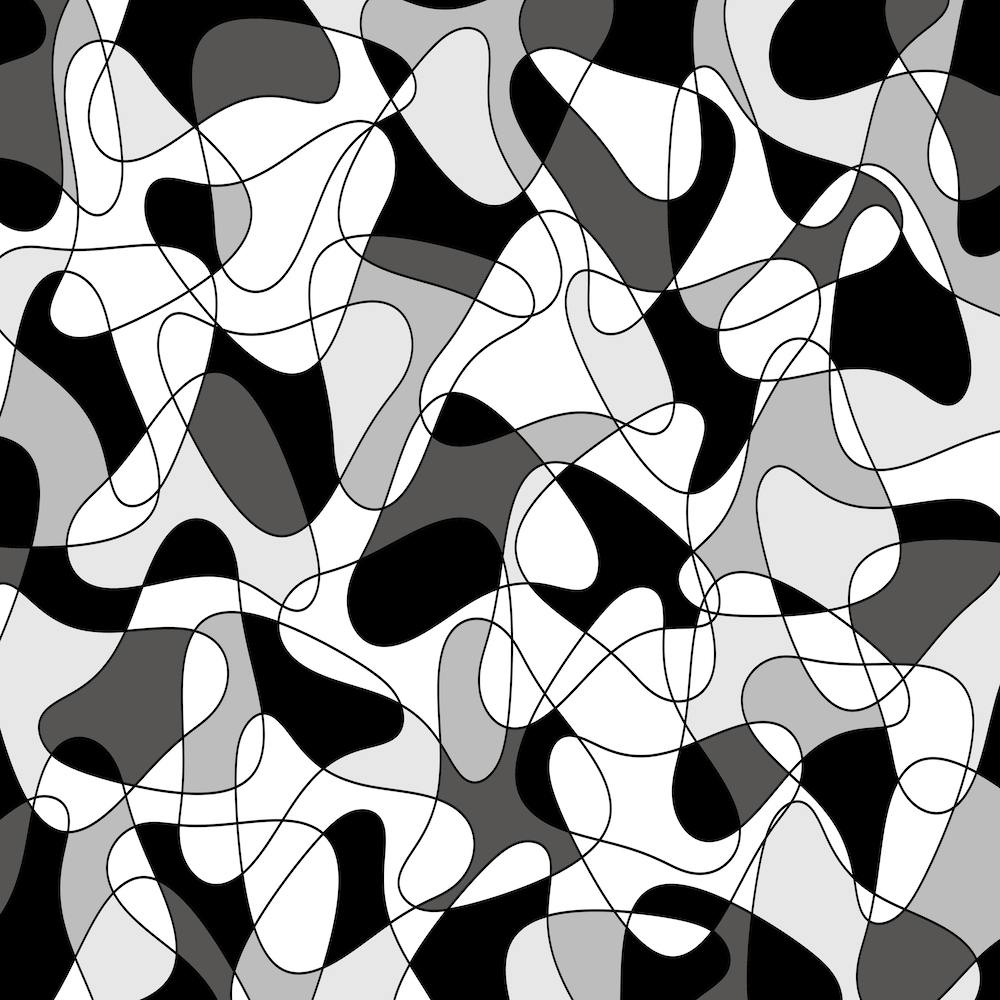 Abstract Black And White Pattern 10