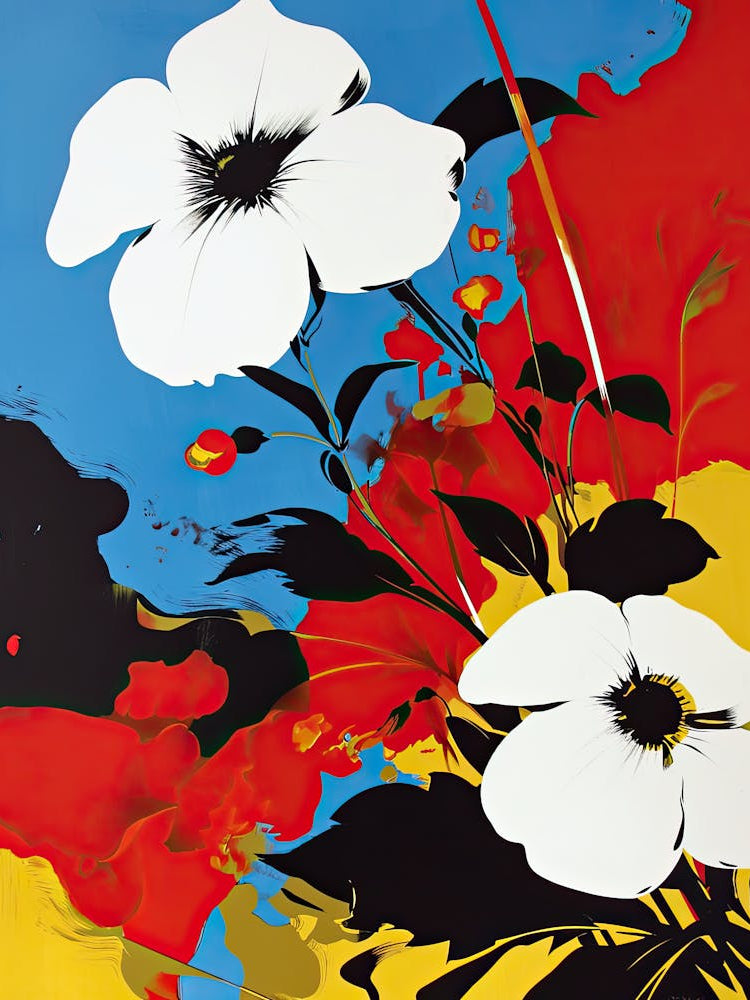 Flowers, Pop Art 1