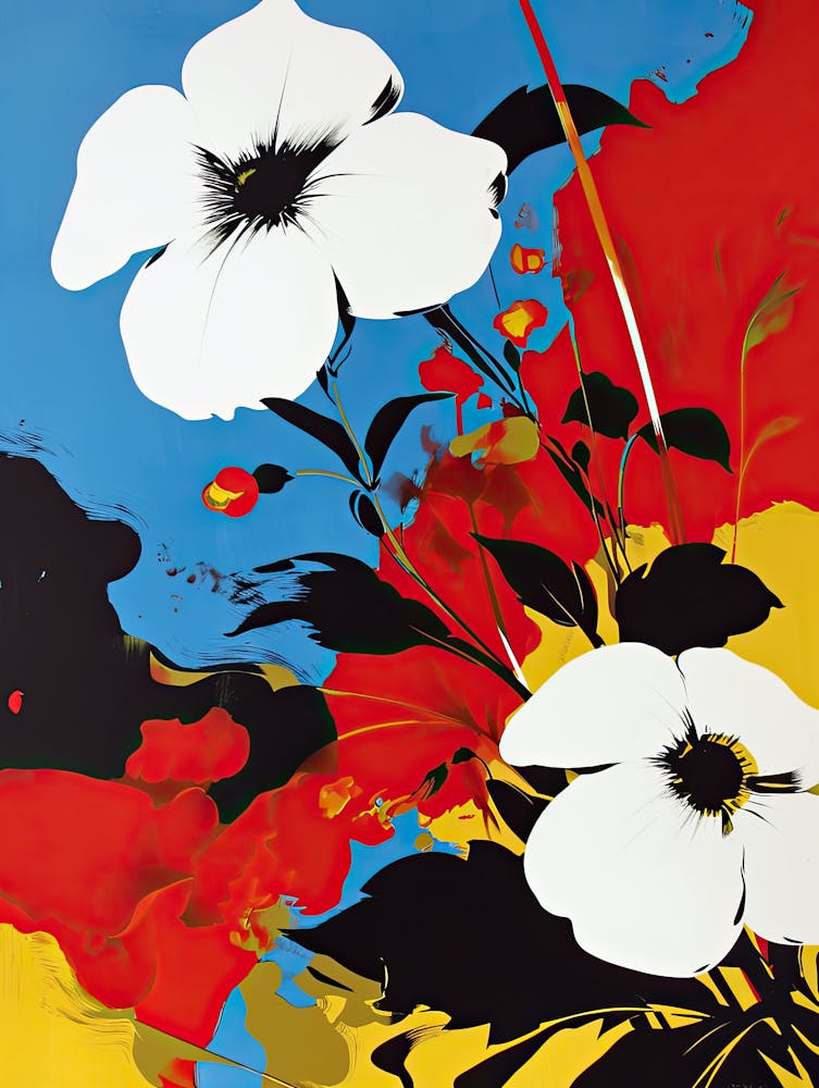 Flowers, Pop Art 1