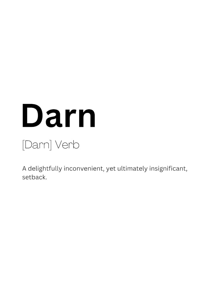 Darn Definition Meaning
