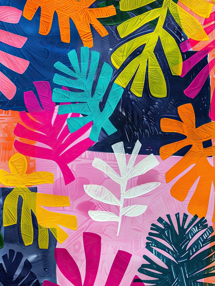 Botanical Serenade Matisse Style