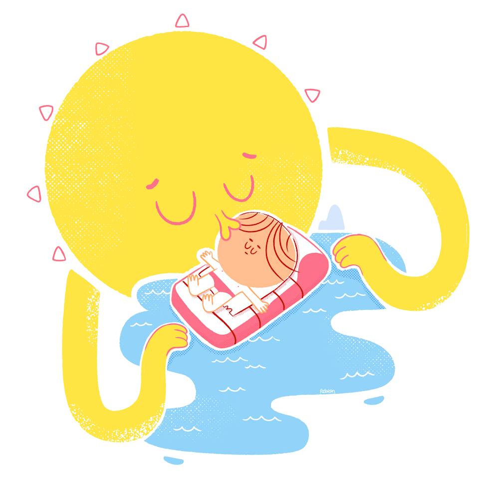 Sunkissed summer kisses