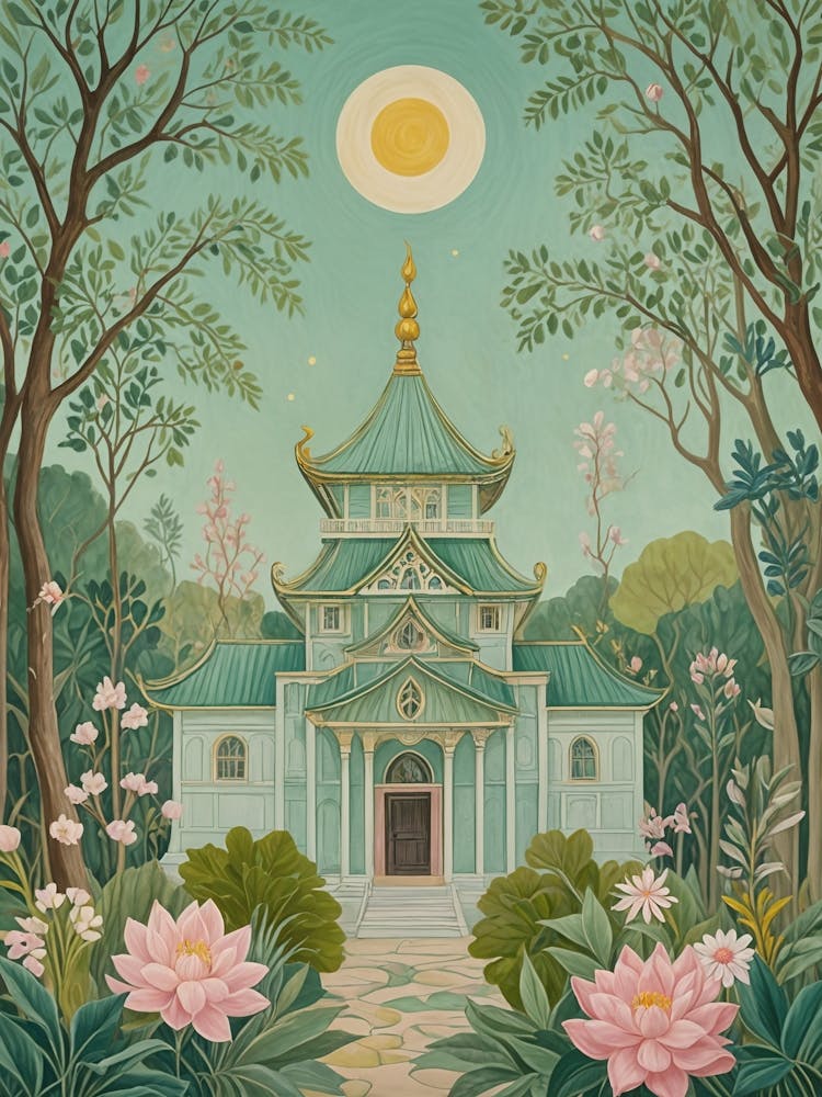 Pastell-Tempel