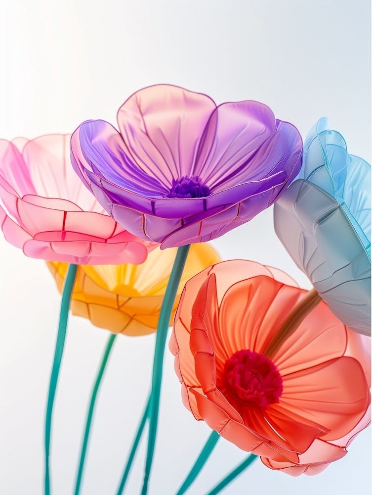 Fleurs gonflables oniriques Ranunculus 3