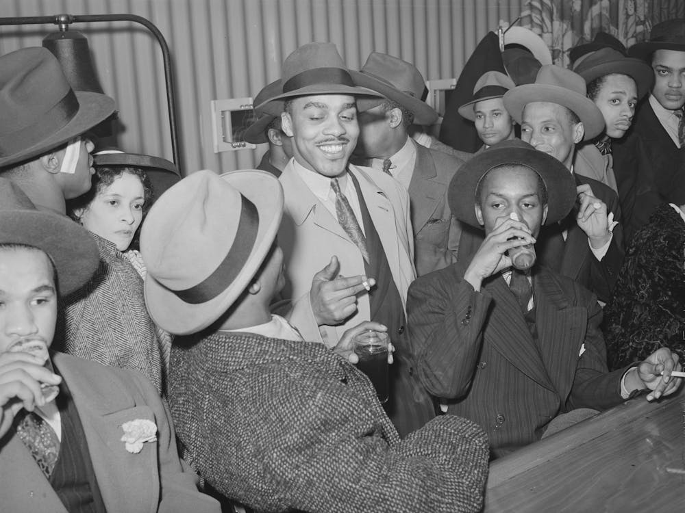 Saturday Night In Barroom,Southside Of Chicago, Illinois By Russell Lee