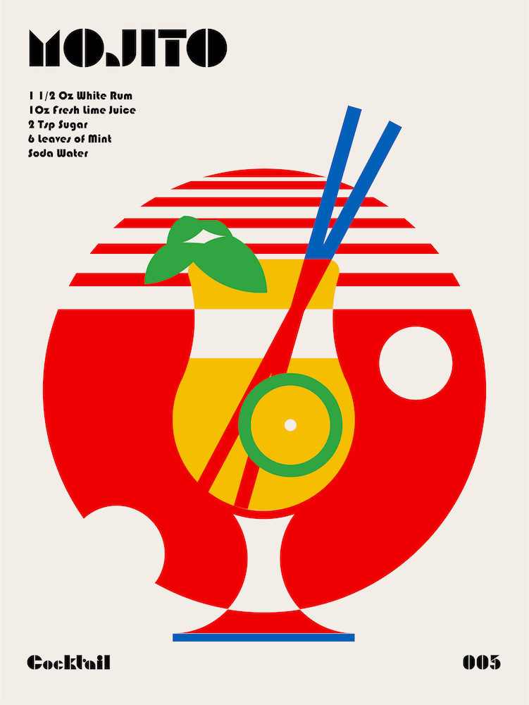 Mojito Bauhaus Cocktail