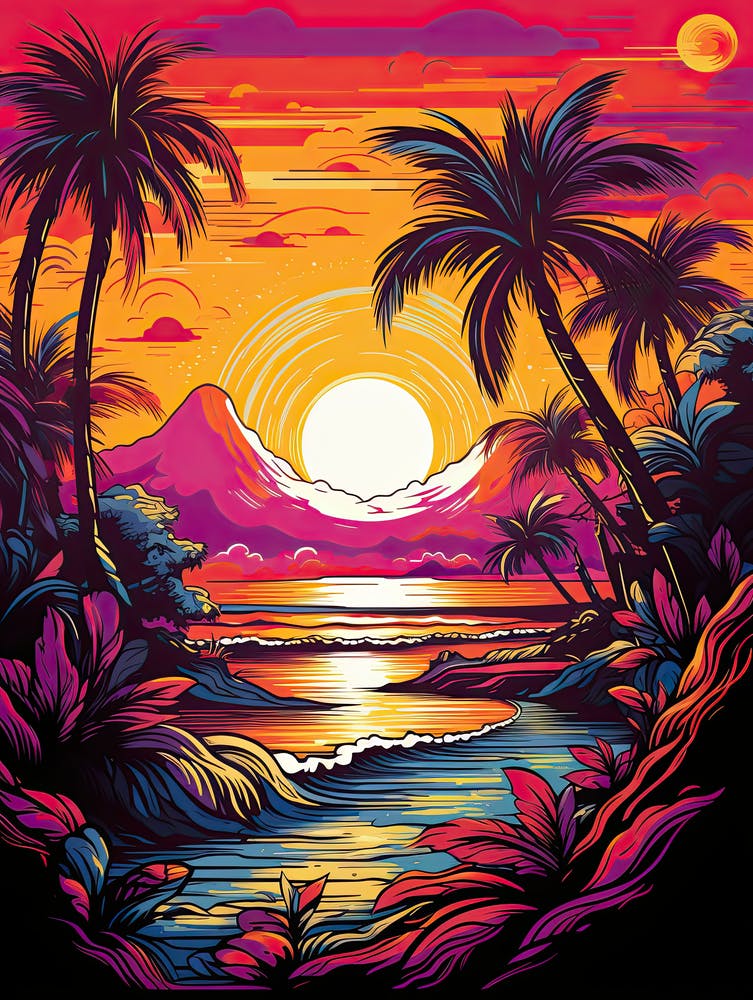 Sunset At The Beach