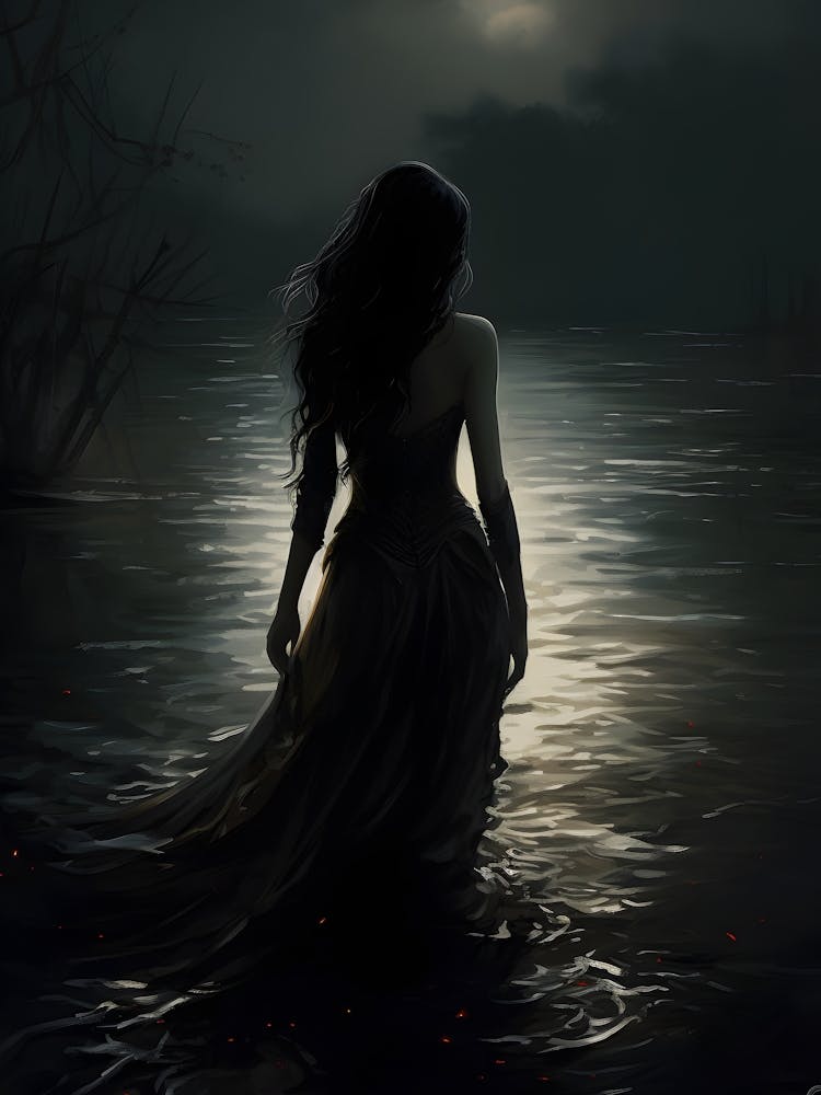 Mädchen Im Wasser 1