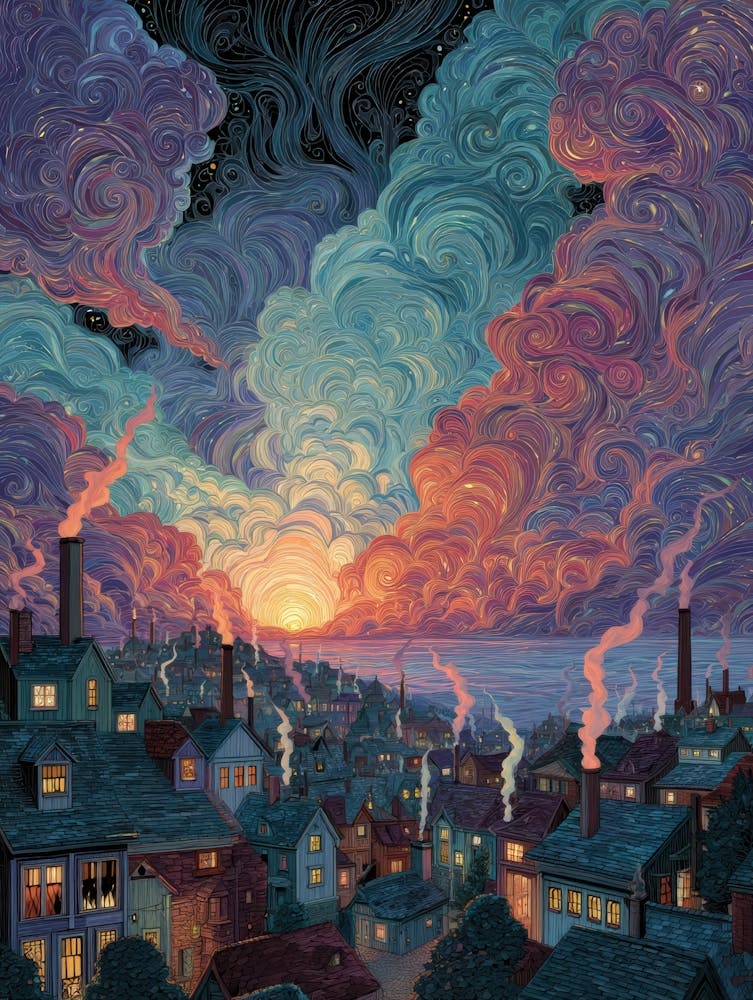 Sunset In The City