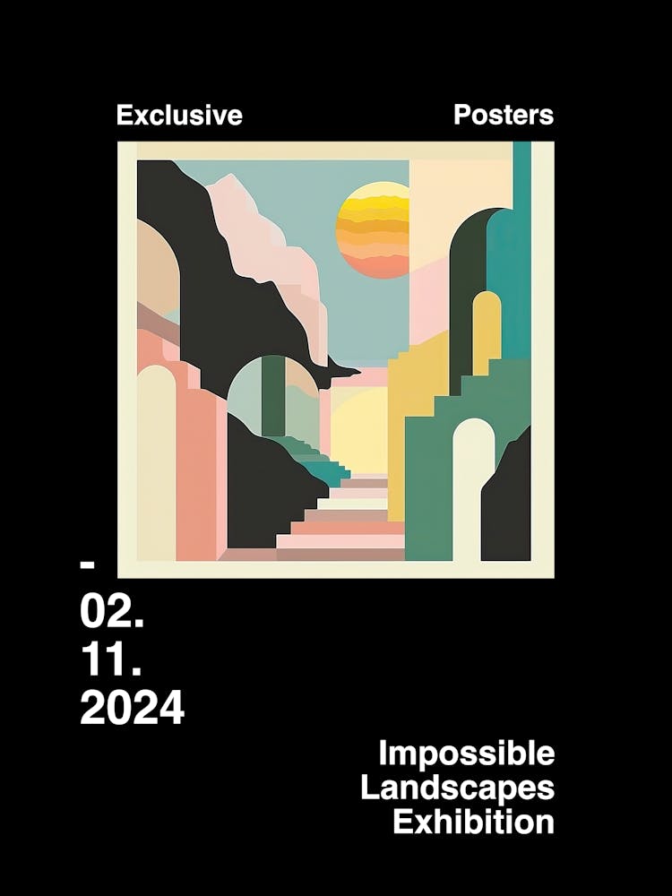 Impossible Landscapes Exhibition Archive Poster 11
