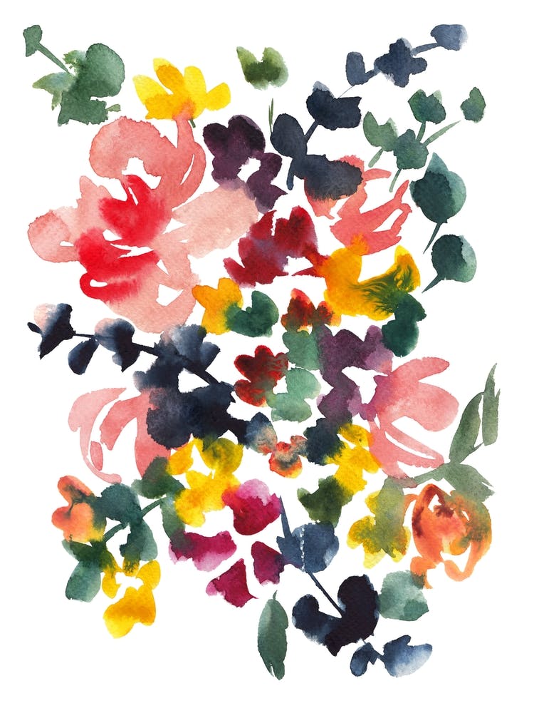 Abstract Flower Bouquet 2