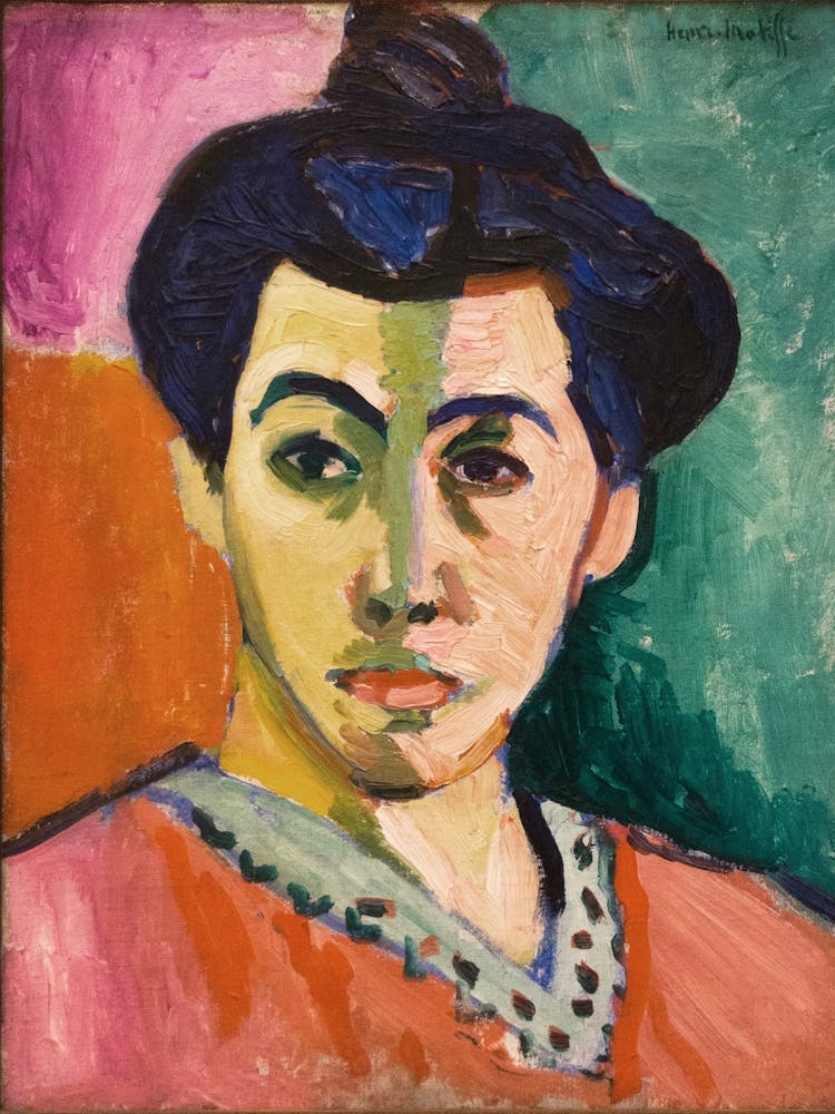 Portrait Of Madame Matisse, Henri Matisse