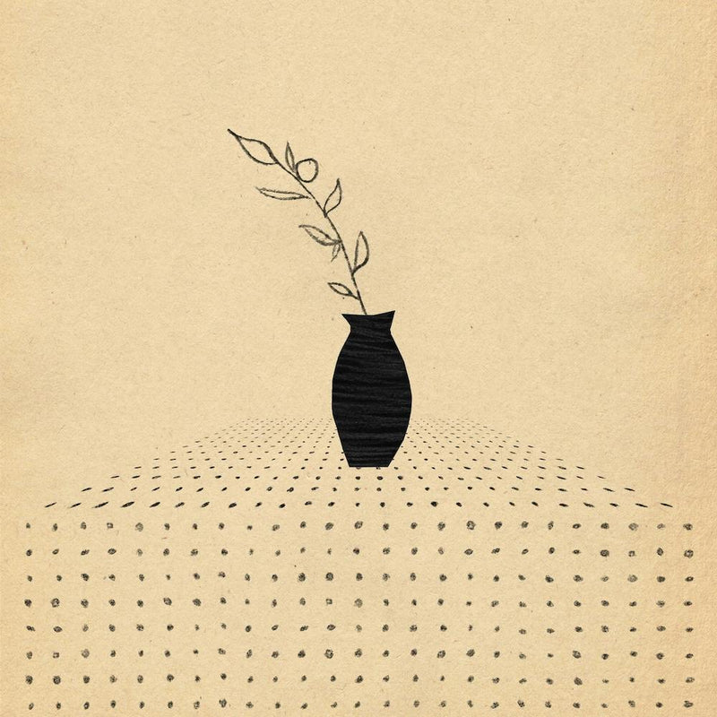 Minimalist Vase With A Plant