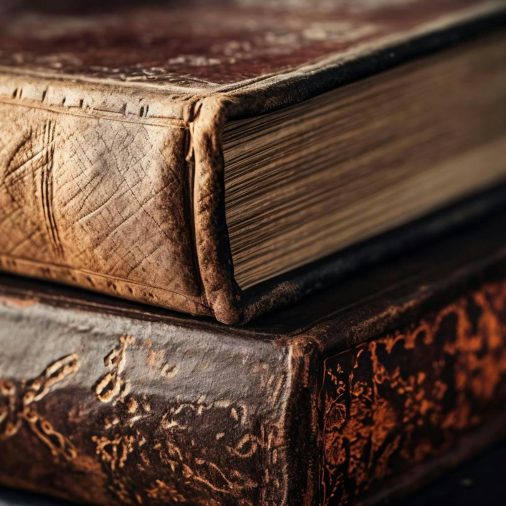 Old Books On A Table 6