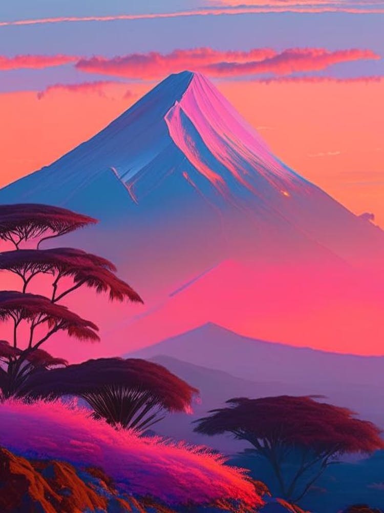 Mount Kilimanjaro Dreamy Sunset 4