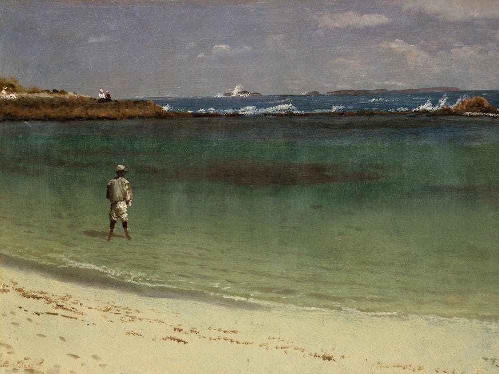 West Indies Coast Scene, Albert Bierstadt