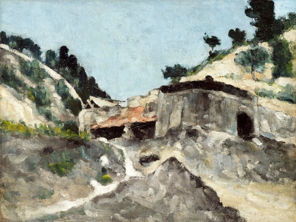 Landscape With Water Mill, Paul Cézanne