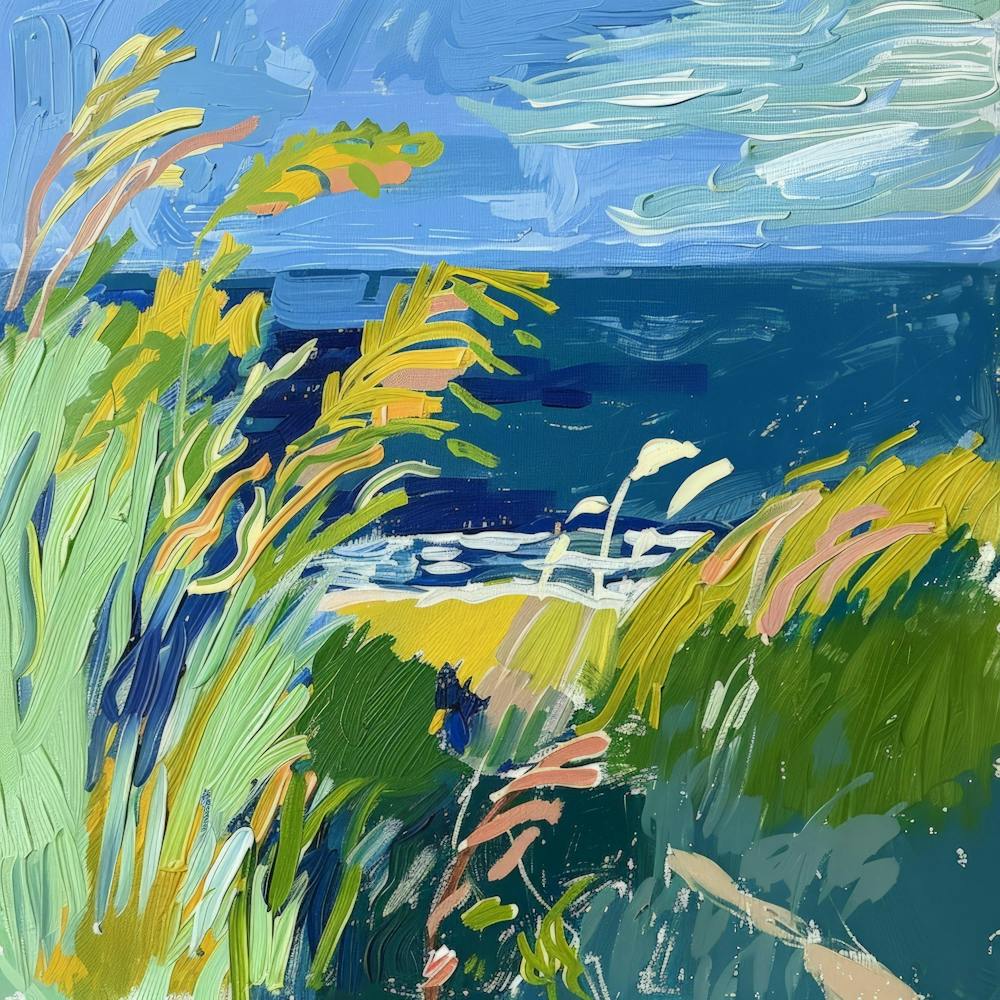 Grasses At The Beach