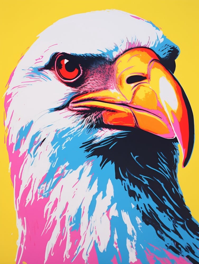 Andy Warhol Style Bird Albatross 1