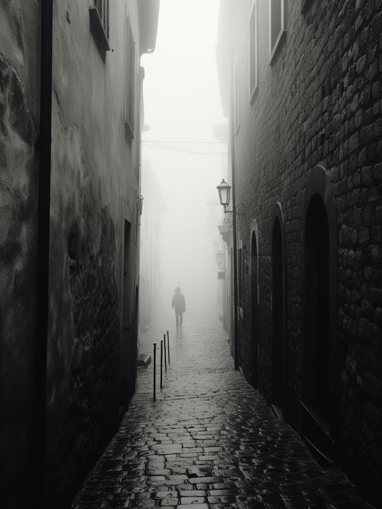 Orvieto, Italy,  Black And White Analogue Photography  3