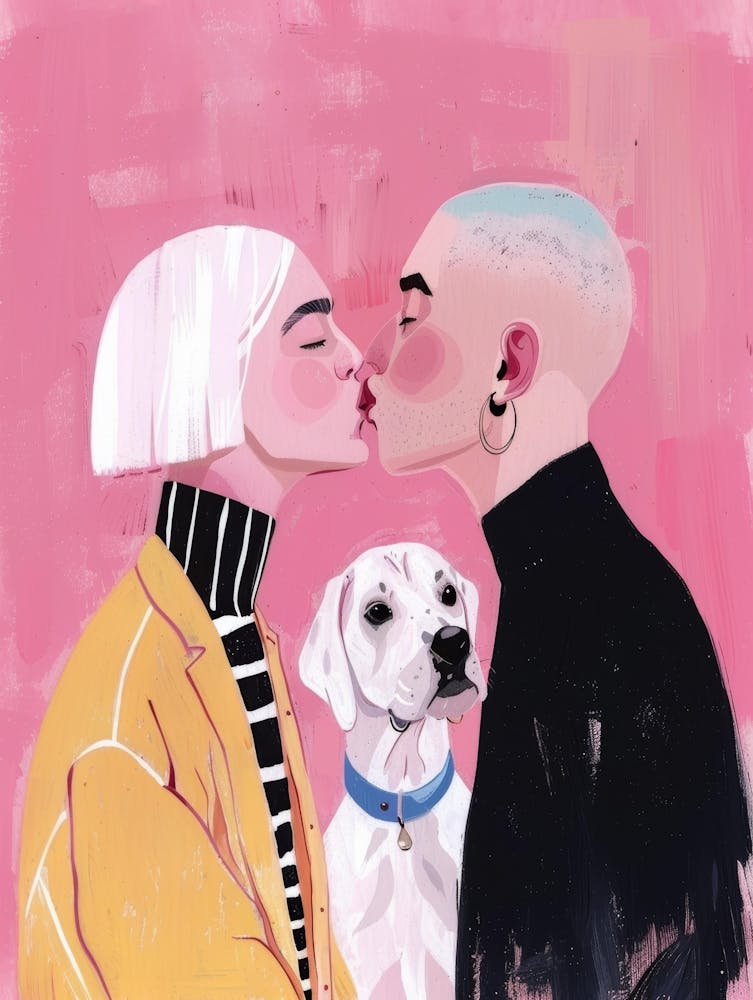 Kissing Couple 6