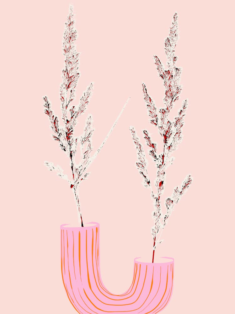 Plant based happyness Grasses 1 still life