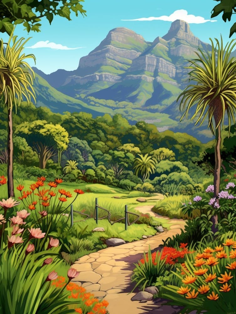 Kirstenbosch National Gardens Cartoon 4