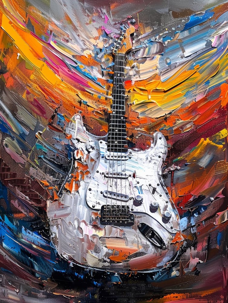 Guitar Painting 3