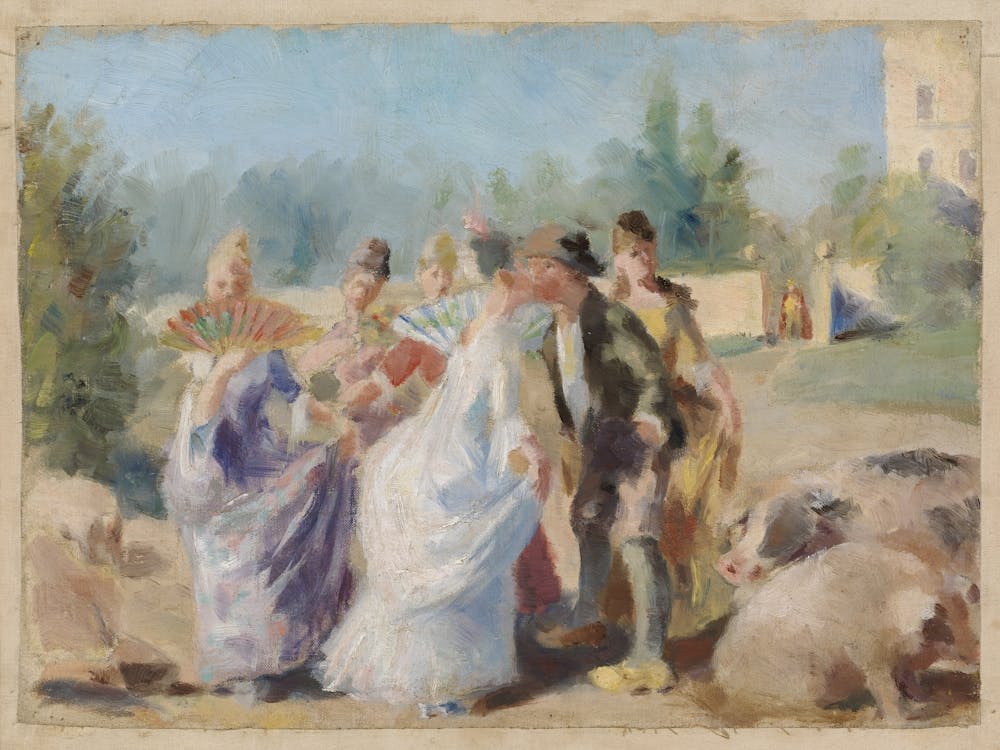 The Princess And The Swineherd, 1890, By Magnus Enckell