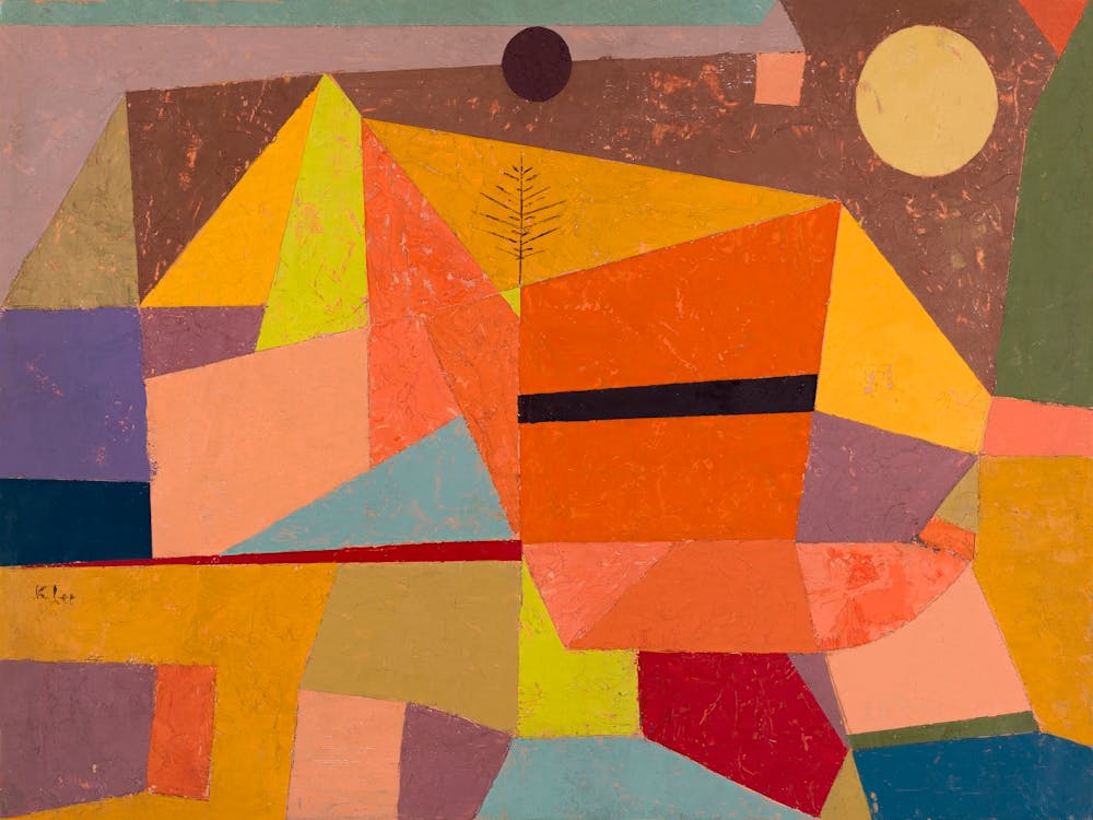Joyful Mountain Landscape (1929), Paul Klee
