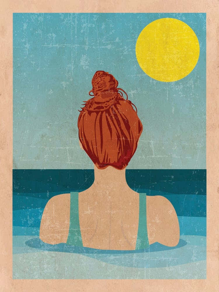 Into The Sunny Water Redhead