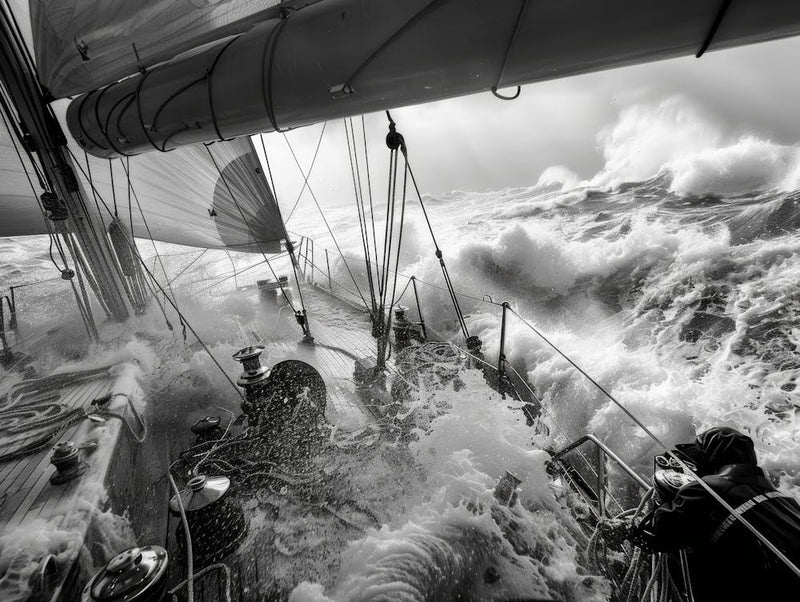 Sailor In Rough Seas