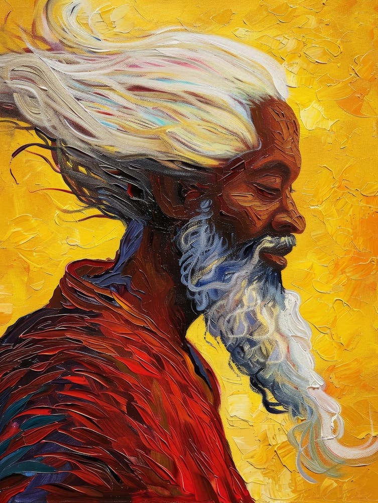 Man With White Hair