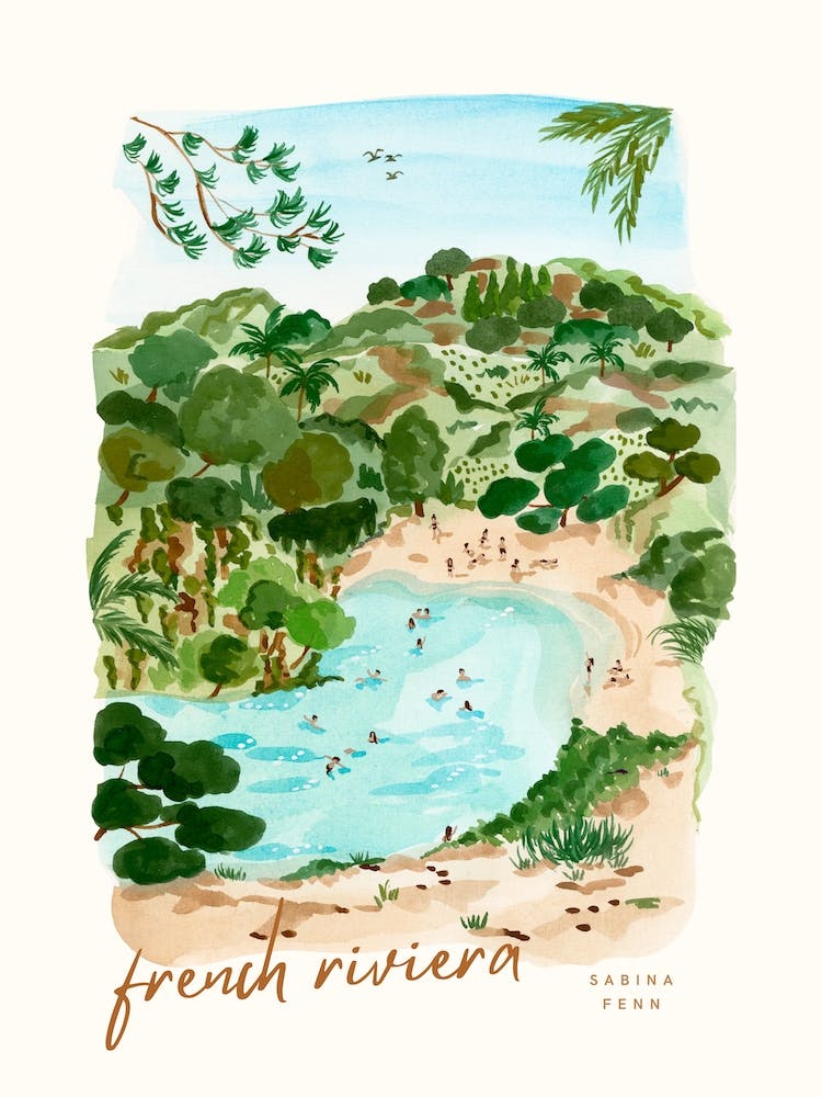 French Riviera by Sabina Fenn